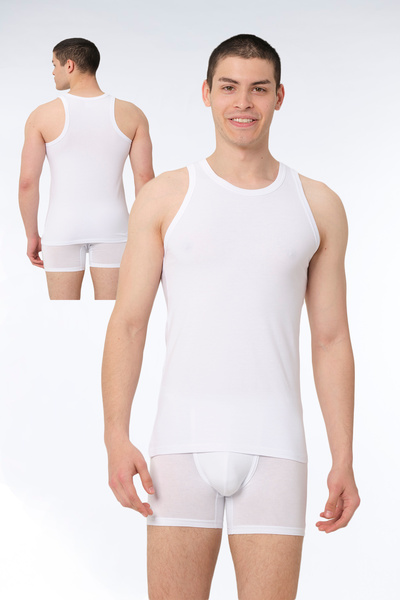 FSM1453 Muškarci Pamuk lu Halter izrez Sportista Sa likrom Sportista -1004