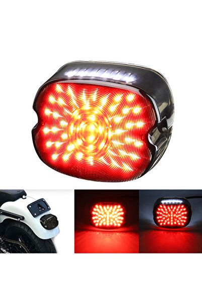 choice2 مصباح خلفي LED للدراجات النارية طراز WM-HT10-C، سهل التركيب، مع إشارا...