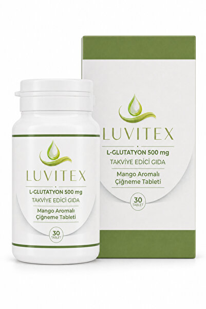 Luvitex L-Glutatyon 500 mg Vitamin C, Çinko ve Selenyum İçeren Mango Aromalı ...