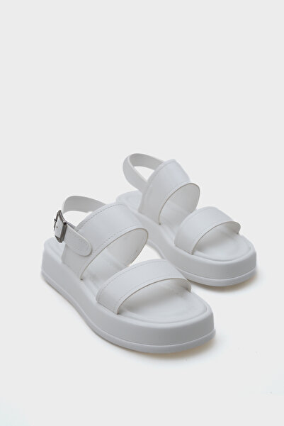 Capone Outfitters Marris Single Strap Wedge Heeled Comfort Women's Sandals