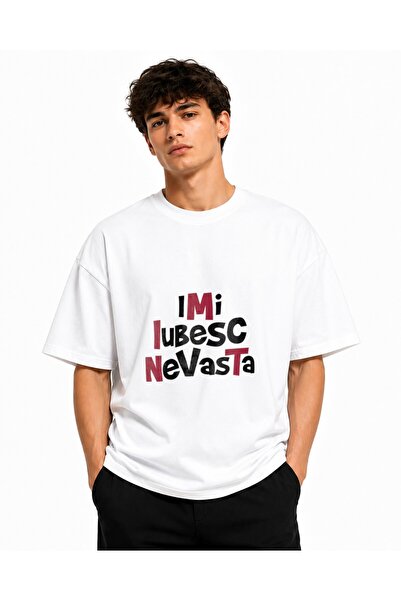 Inscriptie Tricou Unisex Bumbac Premium Casual " Imi iubesc nevasta "