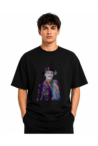 Inscriptie Tricou Unisex Bumbac Premium Casual " Jack Nicholson Joker "