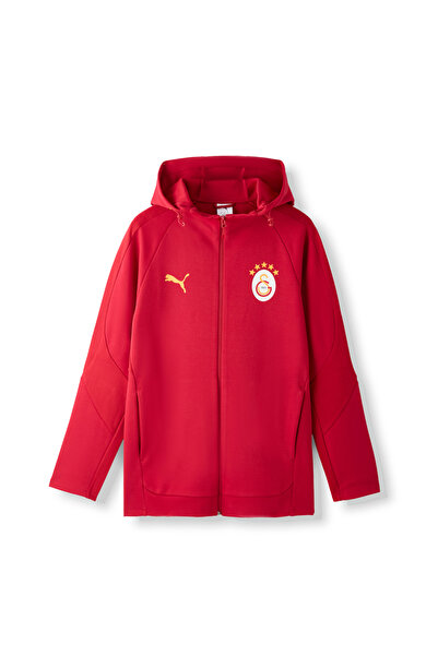 GSStore Galatasaray Puma Fermuarlı Kapüşonlu Sweatshirt 78682101
