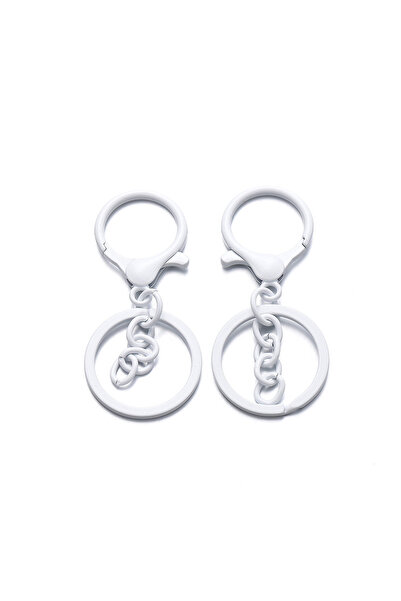 Choice white 5Pcs/Lot Colorful 30mm Keyring Lobster Clasp Hook Connectors for...