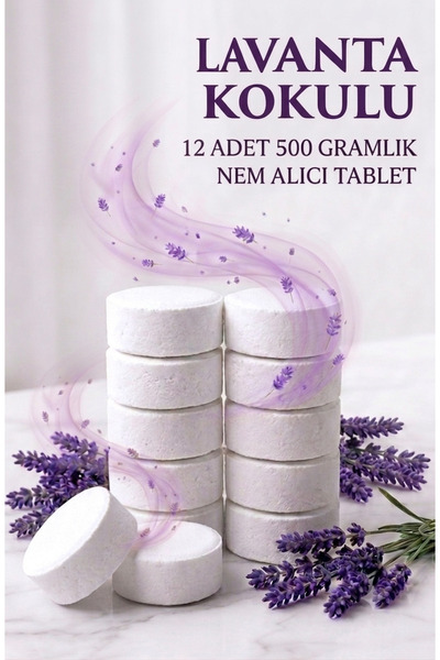 Saban 6 Adet 2x500GR - LAVANTA - Nem Alıcı Rutubet Giderici Yedek Tablet