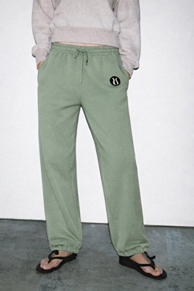 HAKKE Three-thread embroidered tracksuit bottom
