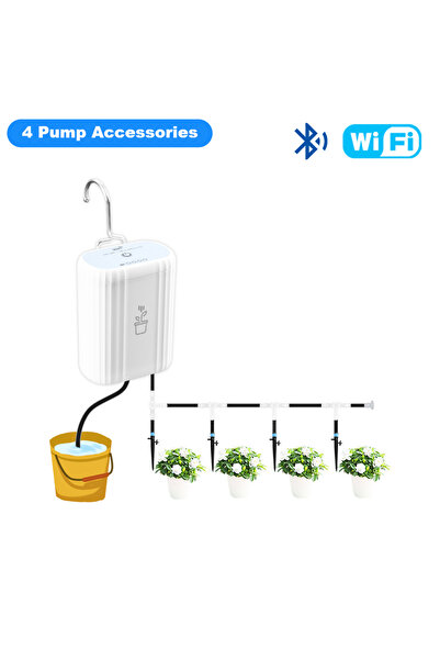 Choice 4 Pump Accessories MANHOT WiFi Smart Watering Drip Pump Recharge Batte...
