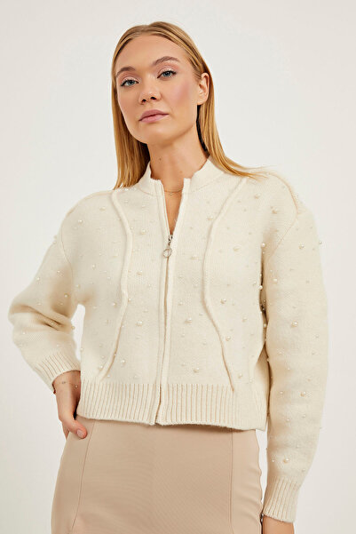 Arma Life Zippered Knitted Cardigan