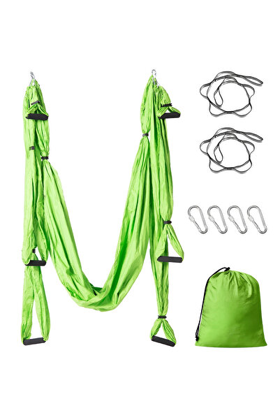 Yogatime Kulplu Yoga Hamağı – Fıstık Yeşili - AeroYoga, Fly Yoga ve Hamak Yog...