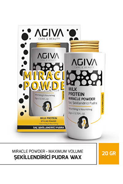 agıva Beauty Care Milk Protein Saç Şekillendirici Pudra Wax 20 gr