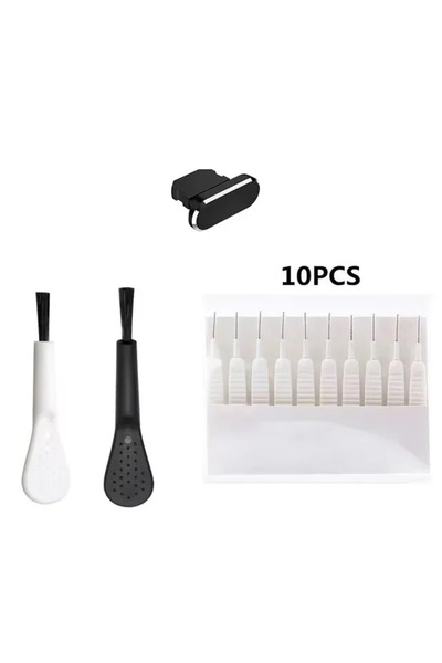 Choice3 E-13PCS Cell Phone Charging Port Dust Plug with Cleaning Brush for IP...