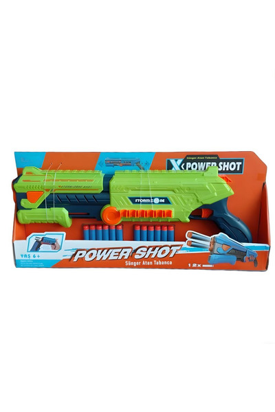 KentOyuncaK X-Power Shot Sünger Atan Oyuncak Silah Serisi - 59638 - Ortadan K...