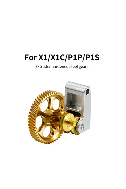 Choice1 For X1 P1 Series All-Metal Hardened Steel Extruder Gear Kit for Bambo...