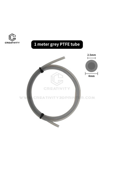 Choice5 2M Gray PTFE Tube for Lab P1P P1S P2S X1 X1C A1 H2D K1 AD5M Bowden Ex...