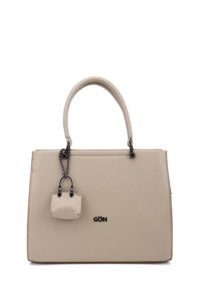 GÖNDERİ(R) Women's Beige Long Strap Hand and Shoulder Bag