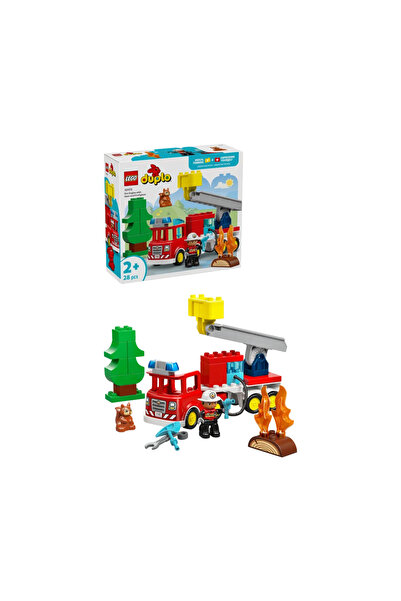 LEGO DUPLO Town Fire Truck with Hose and Firefighter 10473
