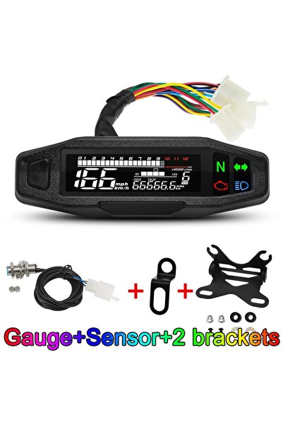 Choice4 MT0069-M040-5 AD Universal Motorcycle Speedometer Digital Speed Meter...