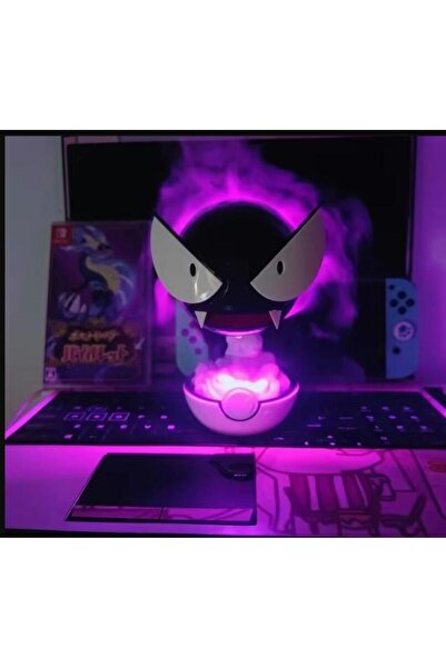 BANDAI A Anime Gastly Humidifier Pokemon Water Replenishing Spray Desktop Air...