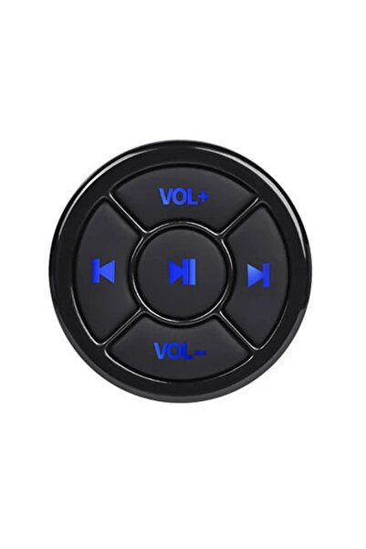 Kebidumei Black Wireless Bluetooth Remote Controller Media Button Car Motorcy...