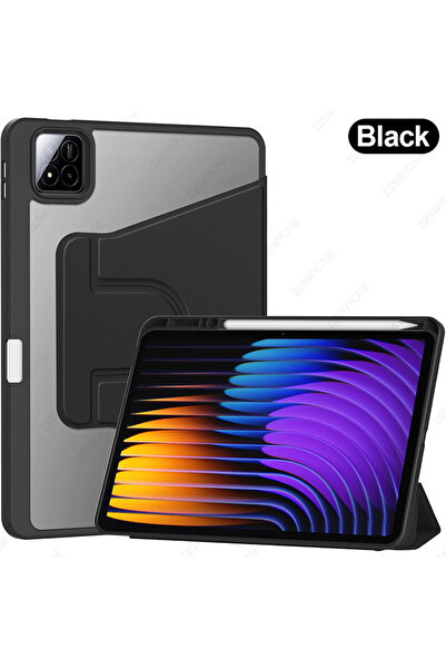 Choice أسود 360 ° غطاء دوار لجهاز Pad 7/7 Pro 2024 مقاس 11.2 بوصة، ولجهاز Pad...