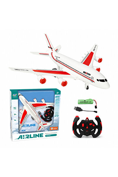 Toysea طائرة RC 24 ميجا هرتز مع أضواء، انزلاق سلس، شحن USB، طائرة كهربائية مم...