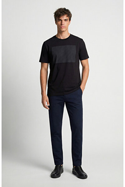 Network Lacivert Casual Pantolon