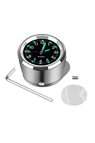 Choice1 kebidumei Silver Black Aluminum Quartz Watch Luminous Clock Handlebar...