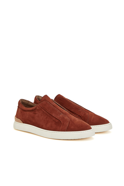 George Hogg Kiremit Erkek Günlük Deri Sneaker