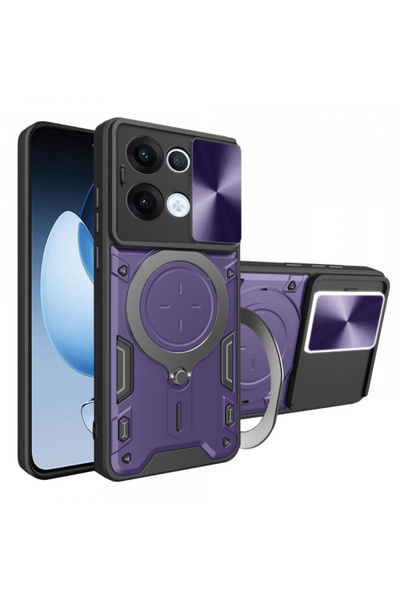OPPO Husa pentru Reno13, Techsuit, CamGuard Pro, Mov