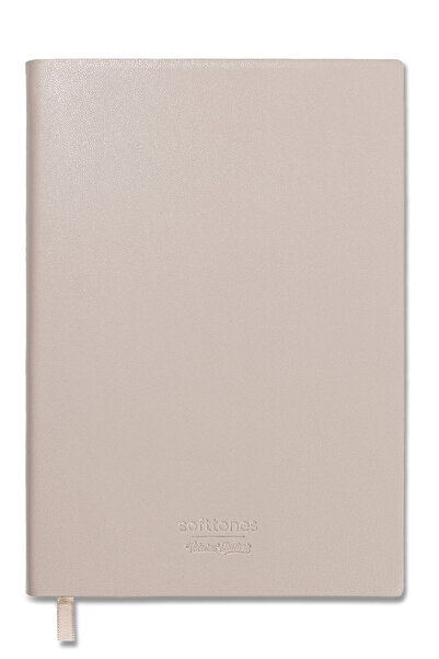 Victoria's Journals Softtons Flexible Cover Notebook B5 Cream 128 Pages. Striped