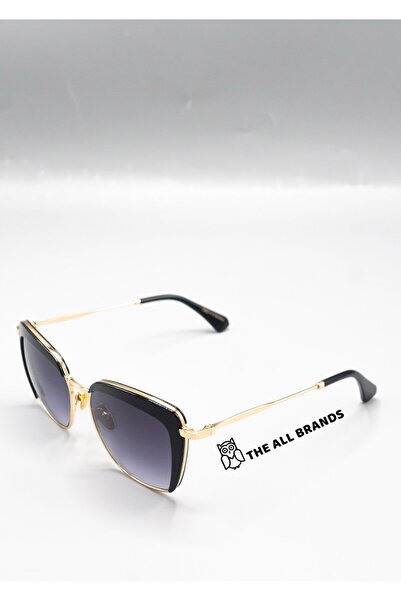 Eyemood Unisex Kare Güneş Gözlüğü Altın Rengi Çerçeve Degrade Cam Jos C6