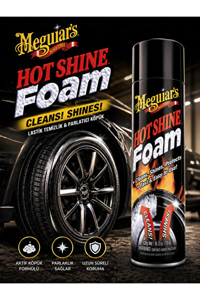 Meguiars Hot Shine Lastik Parlatıcı Köpük 444 Ml