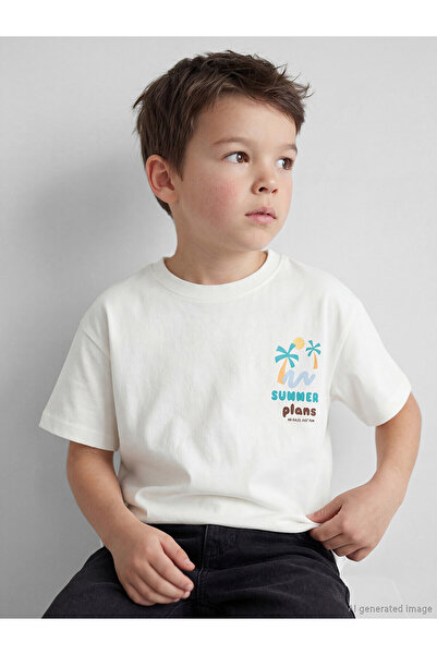 LC Waikiki Original Printed Boys' T-Shirt