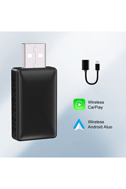 Choice3 2026-B1 Black Carplay Car Play Android Auto Wireless Adapter Smart AI...