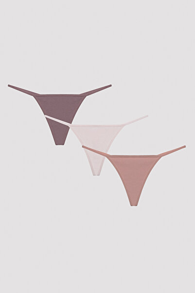 Penti Essentials Multicolored 3-Piece String Panties