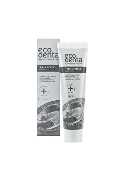 Ecodenta Pastă de dinți cu efect triplu pentru dinți sensibili, Extra, Ecoden...