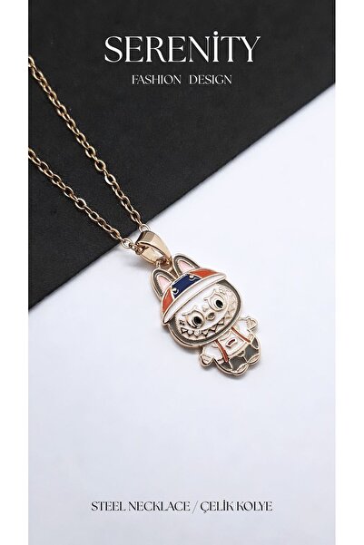 Serenity Labubu Figured Steel Necklace01
