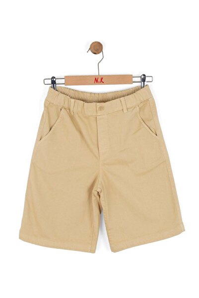 nk kids Nk Boy's Basic Bermuda Shorts with Pockets 8-14 Years Anthracite