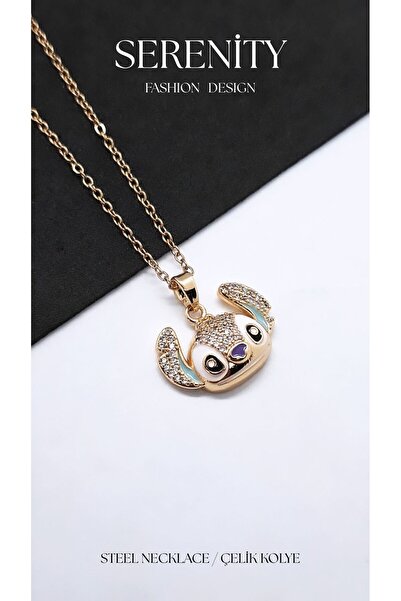 Serenity Lilo Stitch Steel Necklace04