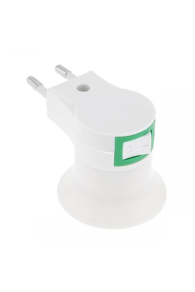 Powermaster Pm-15915 e27 night light socket with plug and on/off switch (socket type)