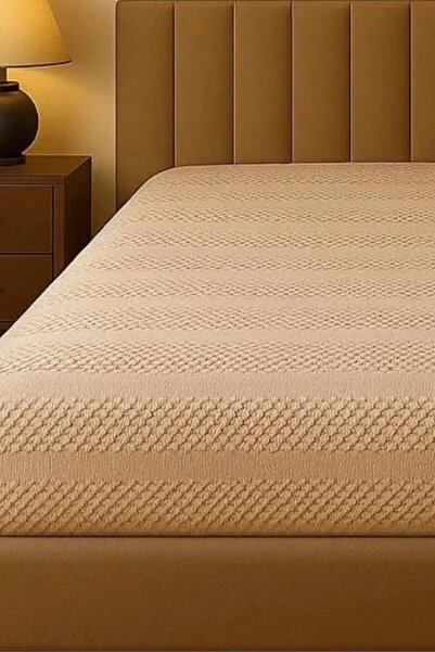 ANİSAHOME Elastic Bed Sheet Jagarli 200X200+30Cm (Double Size)