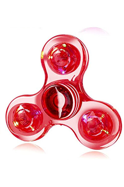 Choice red Crystal Luminous LED Light Fidget Spinner Hand Top Spinners Glow i...