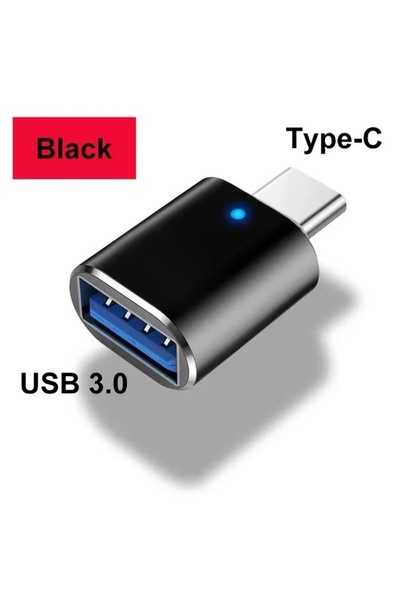 Choice black USB 3.0 OTG Adapter USB-C to USB A Converter Suitable for Macboo...