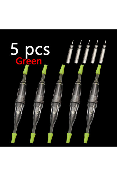 Choice 8cm-Green-5 pcs 5 pcs Flashing Two End Fishing Lights, Underwater Fish...