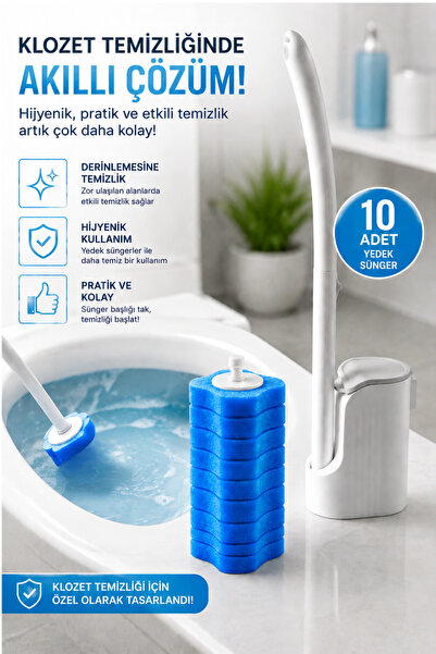 Mr.enoss Modern Design Smart Disposable Toilet Cleaning Set - Hygienic Cleani...