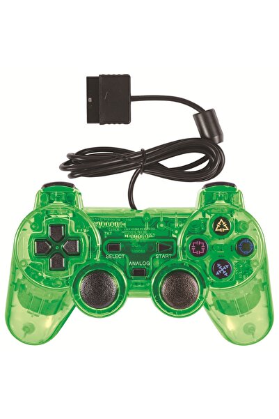 Choice3 green Wired Controller for PS2 Gamepads Joystick for Playstation 2/1 ...