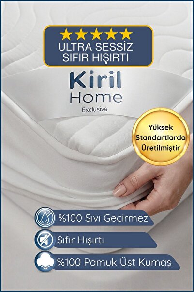 Kiril Home Premium Full Liquid-Proof Mattress Pad |   100% Cotton Surface |  ...