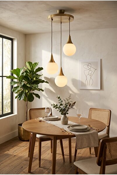 Apliqa Κρεμαστό φωτιστικό Damla 3xE27 Antique Lustra Modern Chandelier