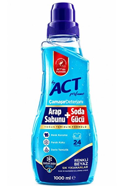 by ACT perfume 🔥 ACT Arap Sabunu + Soda Gücü Çamaşır Deterjanı 1000 ml | 24 ...