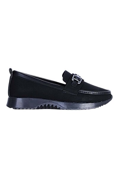 moda ayakkabım Fashion shoe 280 black women's ballet flats